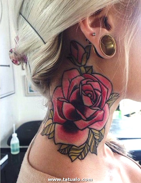 Dibujo tatuajes-mujeres-cuello