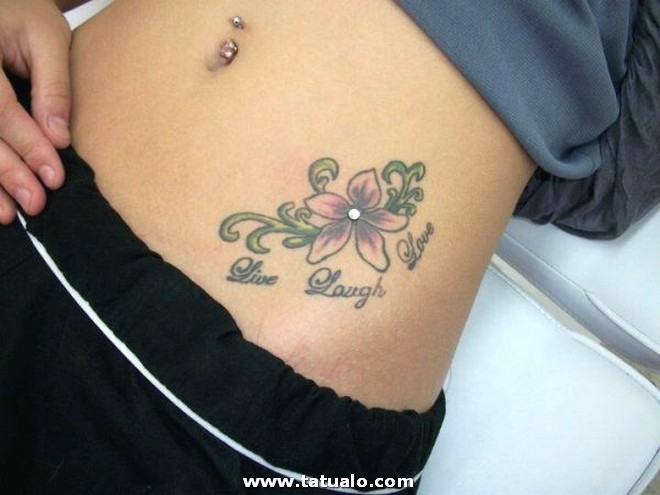 Dibujos para tatuar e imprimir Tatuajes Mujeres Abdomen