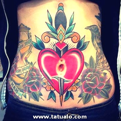 Dibujos para tatuar e imprimir Tatuajes Mujeres Abdomen