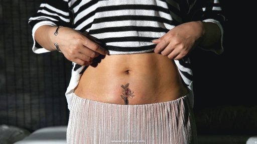 Dibujos para tatuar e imprimir Tatuajes Mujeres Abdomen