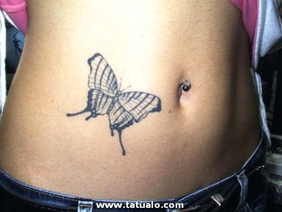 Dibujos para tatuar e imprimir Tatuajes Mujeres Abdomen