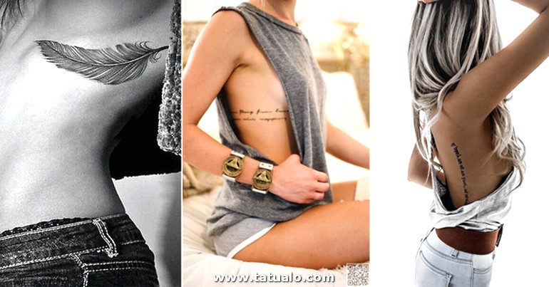 Dibujos para tatuar e imprimir Tatuajes Mujeres Costillas