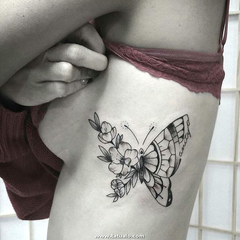 Dibujos para tatuar e imprimir Tatuajes Mujeres Costillas