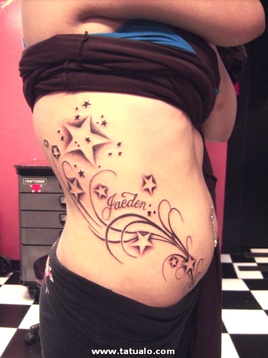 Dibujos para tatuar e imprimir Tatuajes Mujeres Costillas