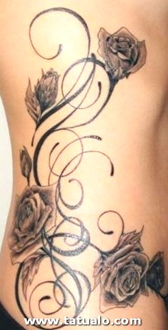 Dibujos para tatuar e imprimir Tatuajes Mujeres Costillas
