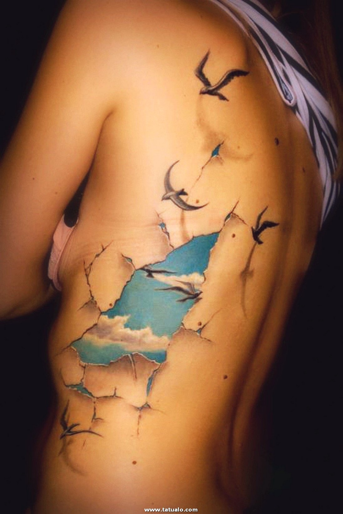 Dibujos para tatuar e imprimir Tatuajes Mujeres Costillas