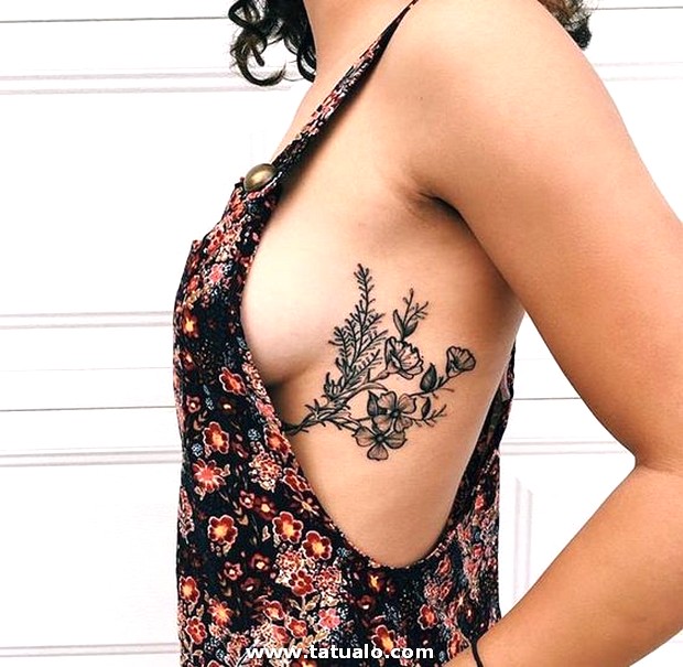 Dibujos para tatuar e imprimir Tatuajes Mujeres Costillas