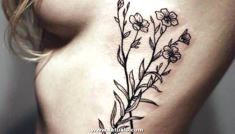 Dibujos para tatuar e imprimir Tatuajes Mujeres Costillas