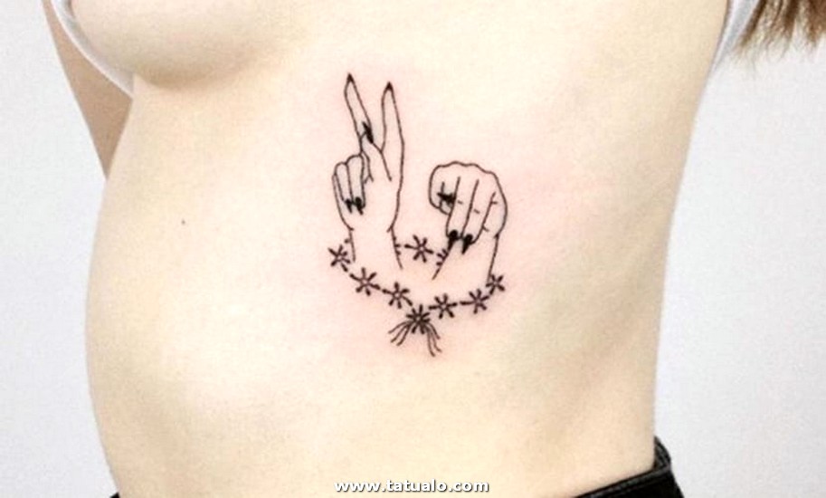 Dibujos para tatuar e imprimir Tatuajes Mujeres Costillas