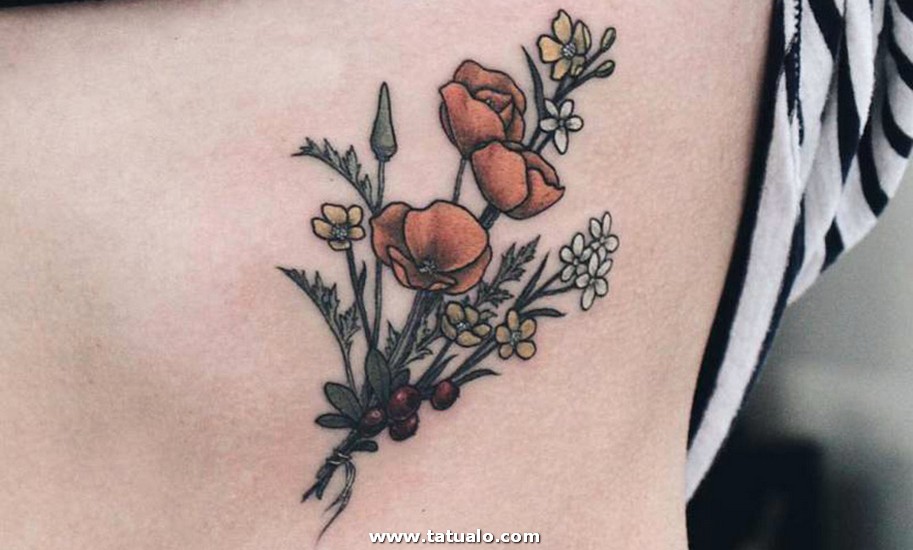 Dibujos para tatuar e imprimir Tatuajes Mujeres Costillas