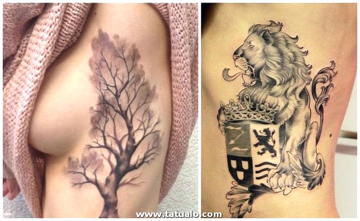 Dibujos para tatuar e imprimir Tatuajes Mujeres Costillas