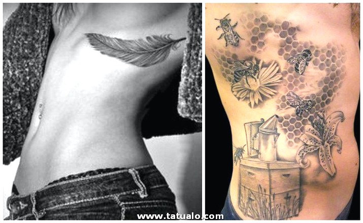Dibujos para tatuar e imprimir Tatuajes Mujeres Costillas