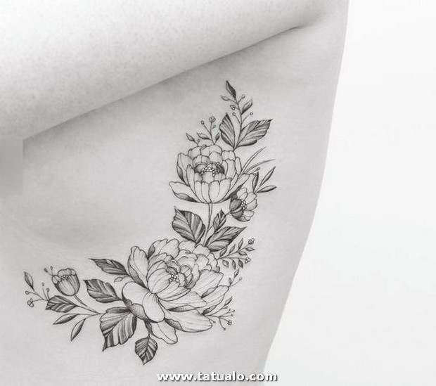 Dibujos para tatuar e imprimir Tatuajes Mujeres Costillas