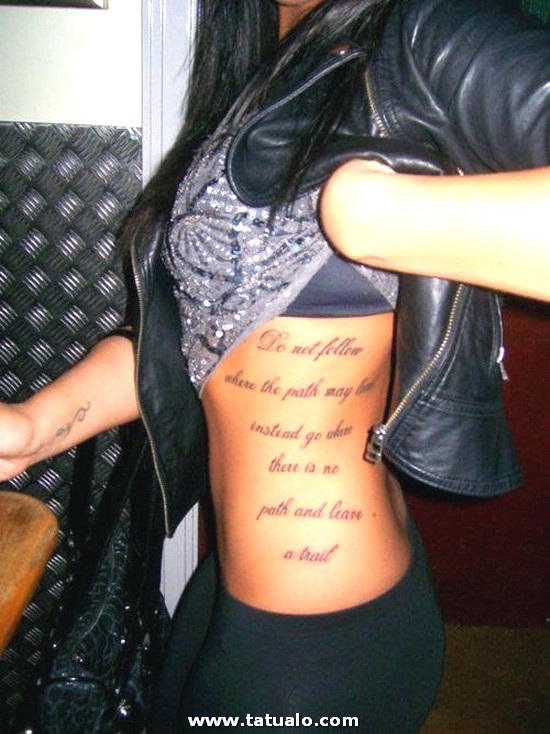 Dibujos para tatuar e imprimir Tatuajes Mujeres Costillas