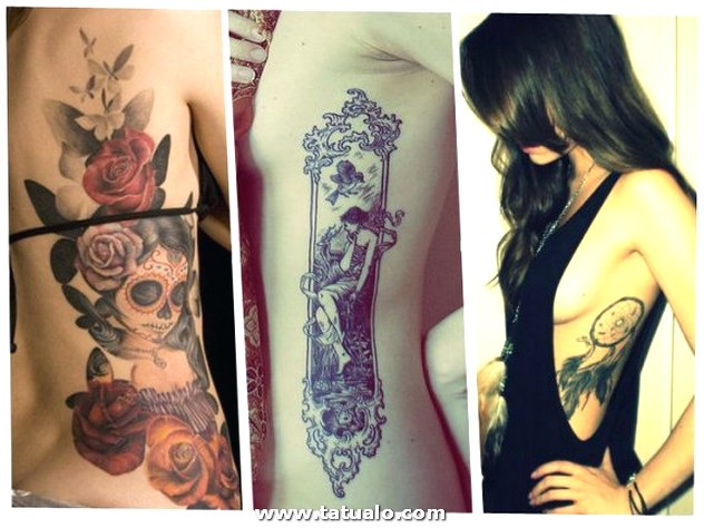 Dibujos para tatuar e imprimir Tatuajes Mujeres Costillas