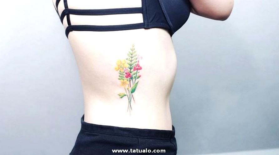 Dibujos para tatuar e imprimir Tatuajes Mujeres Costillas