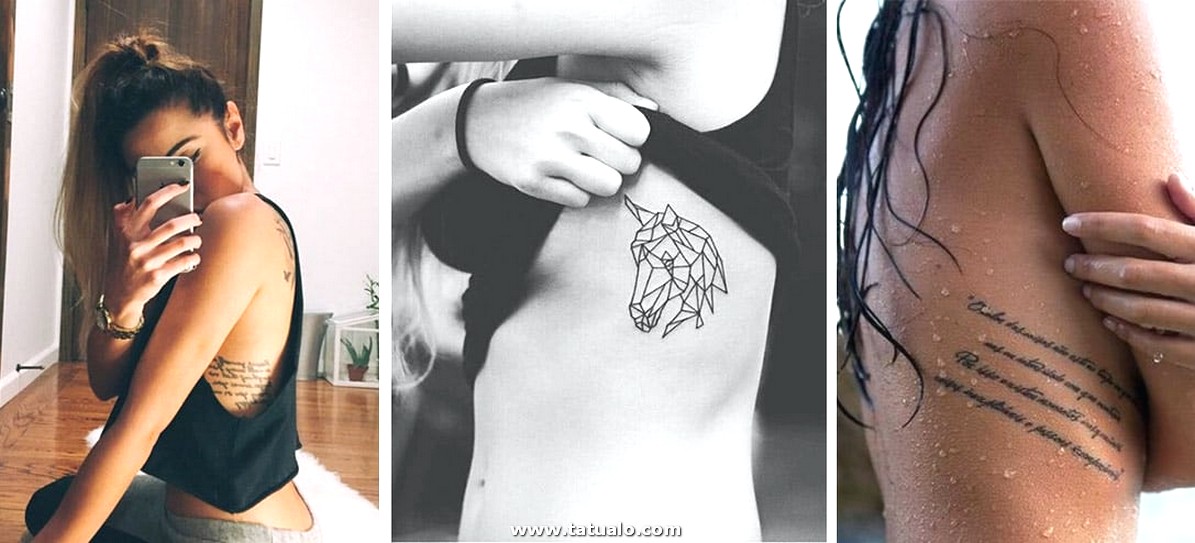 Dibujos para tatuar e imprimir Tatuajes Mujeres Costillas