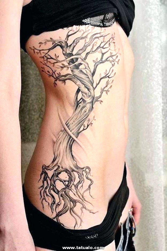 Dibujos para tatuar e imprimir Tatuajes Mujeres Costillas