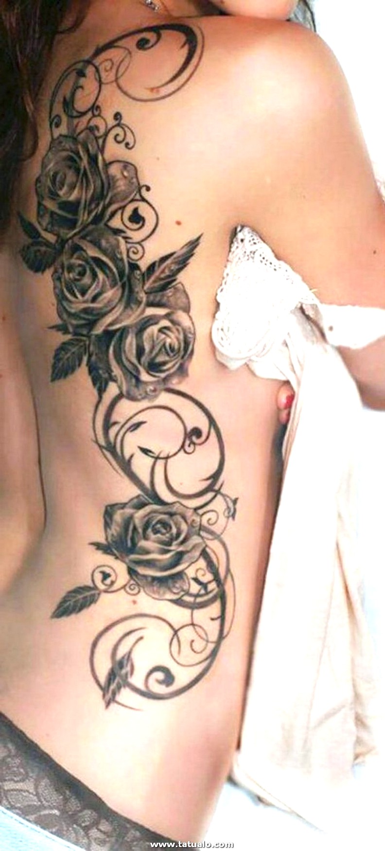 Dibujos para tatuar e imprimir Tatuajes Mujeres Costillas