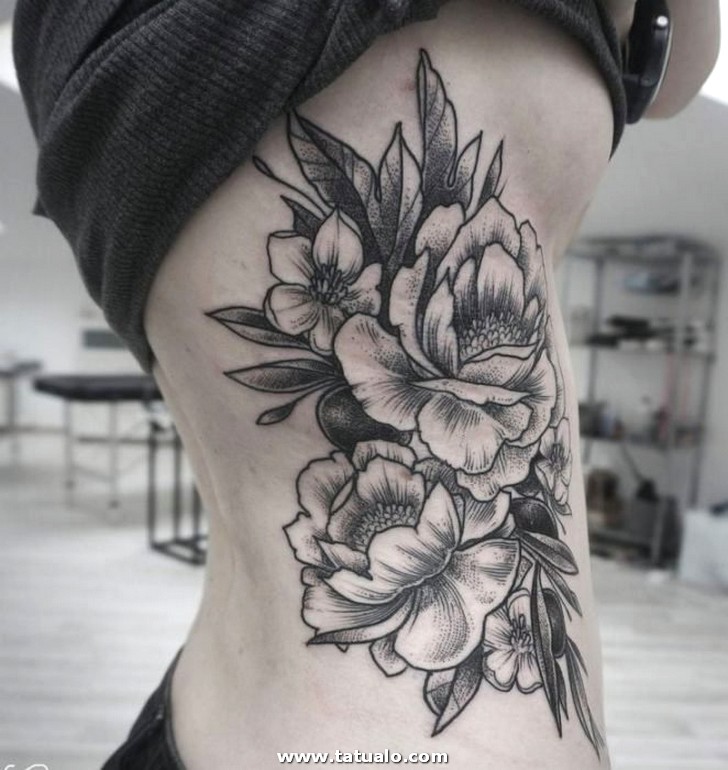 Dibujos para tatuar e imprimir Tatuajes Mujeres Costillas