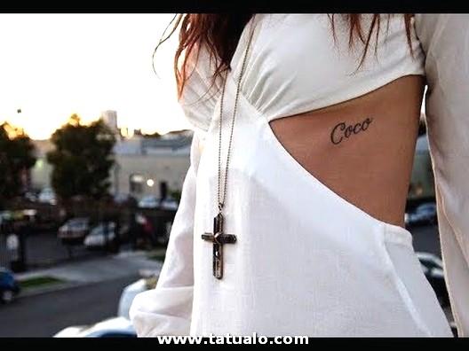 Dibujos para tatuar e imprimir Tatuajes Mujeres Costillas