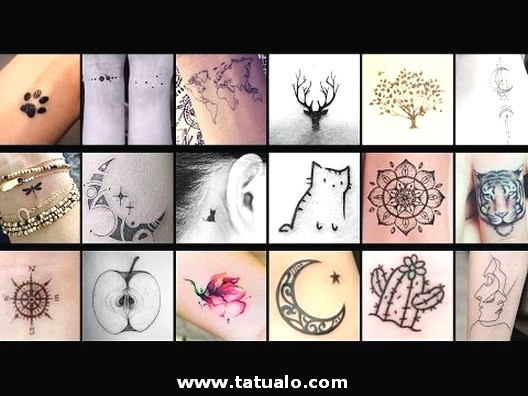 Dibujos para tatuar e imprimir Tatuajes Mujeres Pequeños