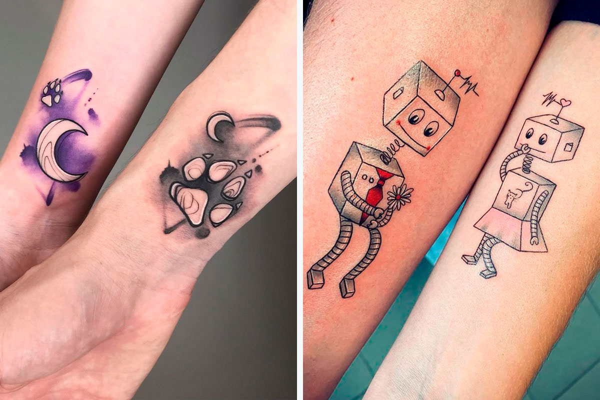 Dibujos para tatuar e imprimir Tatuajes Para Parejas