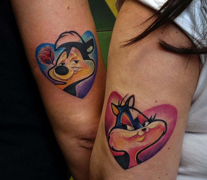 Dibujos para tatuar e imprimir Tatuajes Para Parejas