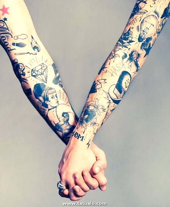 Dibujos para tatuar e imprimir Tatuajes Para Parejas